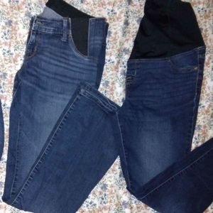 2 pair of Maternity jeans